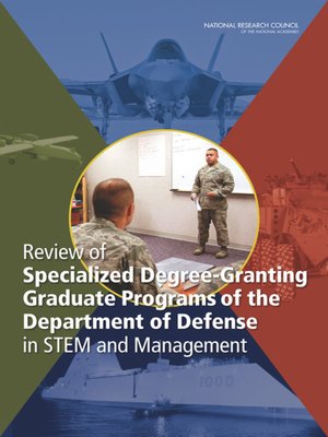 cover image of Review of Specialized Degree-Granting Graduate Programs of the Department of Defense in STEM and Management